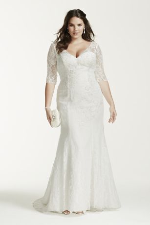 Plus Size Lace Wedding Dresses